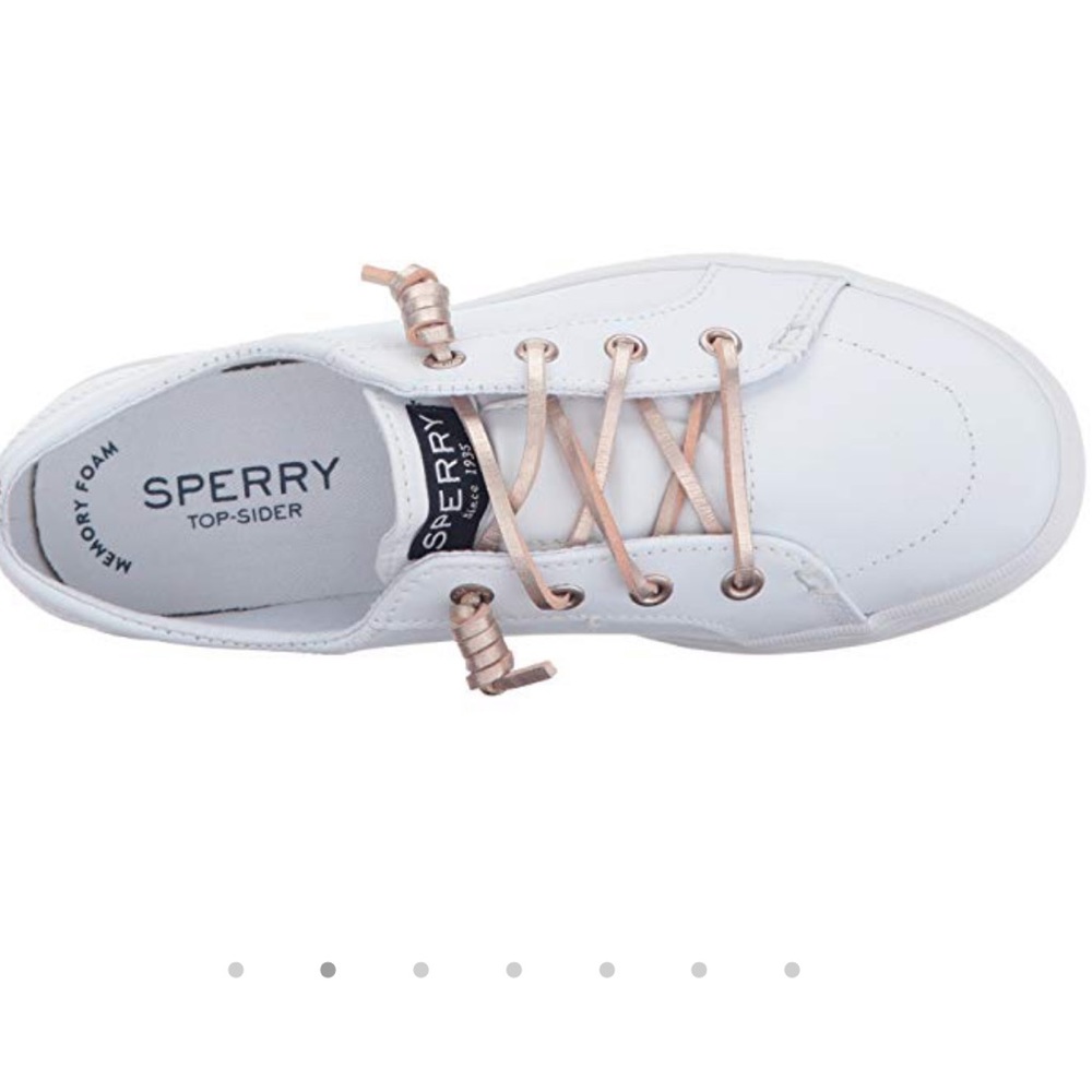 Leather sperry shoes